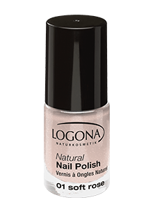 LOGONA Natural Nail Polish no 01 soft rose